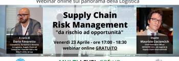 #iorestologistico – Supply Chain Risk Management